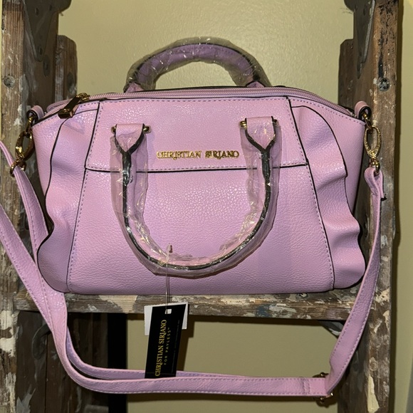 NEW Pink Ruffle Christian Siriano Payless bag with strap new with tags purse - Picture 2 of 5